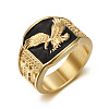 304 Stainless Steel and Enamel Finger Rings for Men FS-WG4515C-05-2