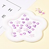 200Pcs 5 Styles Transparent Acrylic Beads TACR-FS0001-54D-9