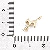 Brass Micro Pave Cubic Zirconia Pendants KK-M306-06G-07-3