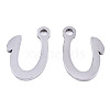 201 Stainless Steel Charms STAS-T044-217P-U-1