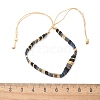 Vintage Ethnic Style Glass Tila Beaded Handmade Slider Bracelets for Women ZN9527-2-5