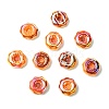 20Pcs 5 Colors Electroplate Transparent Resin Beads RESI-CJ0005-22-8
