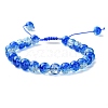 Glass Round Braided Bead Bracelets BJEW-JB09693-3