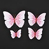 PVC Plastic Artificial 3D Butterfly Decorations DIY-I072-02A-2