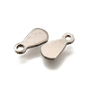 304 Stainless Steel Stamping Blank Tag Charms STAS-F311-04P-03-2