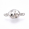 925 Sterling Silver Box Clasps STER-T007-136P-1