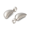 304 Stainless Steel Charms STAS-M017-14B-P-1-2