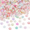 180G 9 Colors Opaque Acrylic Bead Caps JACR-TA0001-03-2