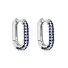 925 Sterling Silver Hoop Earrings JE1057B-1