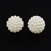 Acrylic Imitation Pearl Beads X-MACR-R553-14mm-04-1