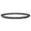 4MM Non-magnetic Hematite Stretch Bracelets RP2095-6-1