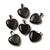 Natural Silver Obsidian Pendants G-Q438-25-1