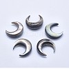 Natural Black Lip Shell Cabochons X-SSHEL-P015-80B-20mm-1