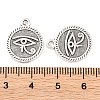 Tibetan Style Alloy Pendants TIBEP-R304-077AS-LF-2