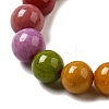 Dyed Natural Malaysia Jade Beads Strands G-G021-02A-17-3