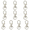 10Pcs Alloy Swivel Lobster Claw Clasps PALLOY-CJ0002-68-3