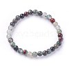 Natural African Bloodstone Beads Stretch Bracelets BJEW-F380-01-A01-1