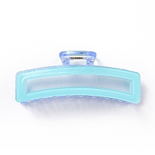 Rectangle PVC Big Claw Hair Clips PW23031370735
