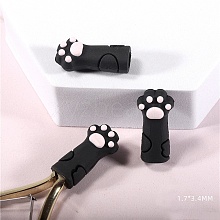 Cute Cat Paw Print Silicone Nail Art Cuticle Nipper Protective Cover PW-WG48554-03