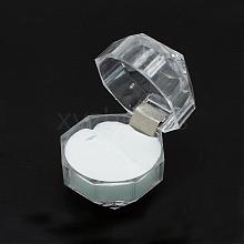 Transparent Plastic Ring Boxes OBOX-R001-04A