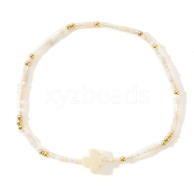 Bohemian Style Glass Seed Beads Stretch Bracelets LD4628-7-1