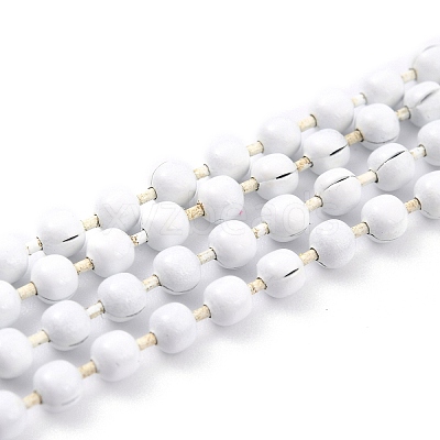 Handmade Brass Ball Chains KK-J276-16A-P02-1