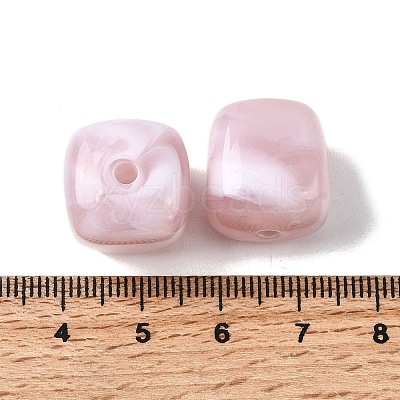Opaque Acrylic Beads X-OACR-D320-01C-1
