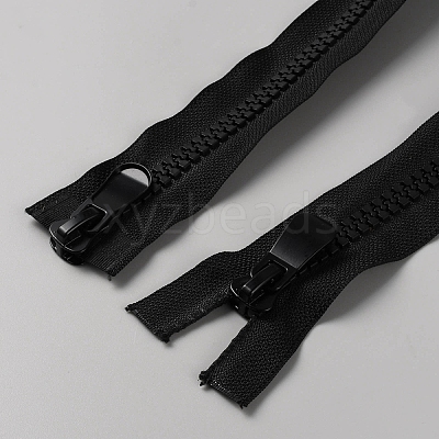 Resin with Polyester Zipper DIY-WH0419-86B-1