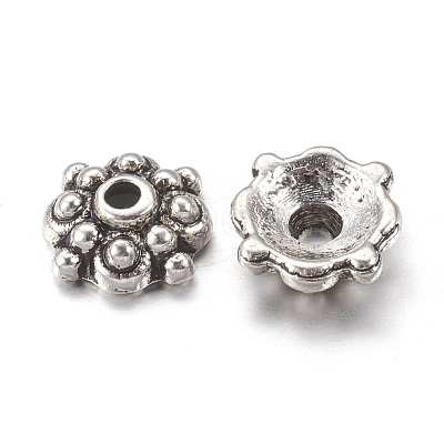 Tibetan Style Alloy Caps LS-LF0664Y-NF-1