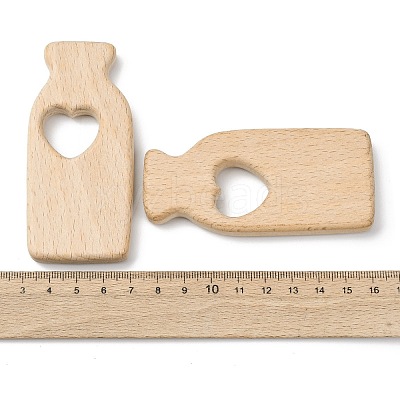 Natural Beech Wood Linking Rings WOOD-I017-04-1