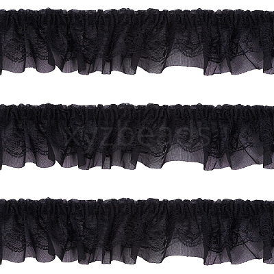 10 Yards Polyester Lace Ribbon OCOR-GF0006-25E-1
