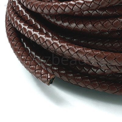 Braided Leather Cord with Core WL-F009-B08-6mm-1