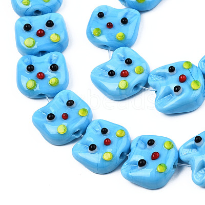 Handmade Lampwork Beads LAMP-N029-012C-1