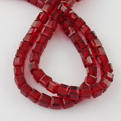Glass Bead Strands X-GLAA-R041-6x6mm-02-1