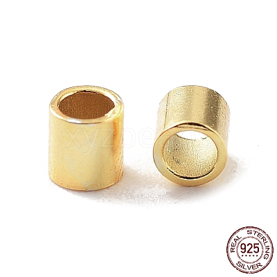 925 Sterling Silver Spacer Tube Beads STER-Z006-01D-G-1