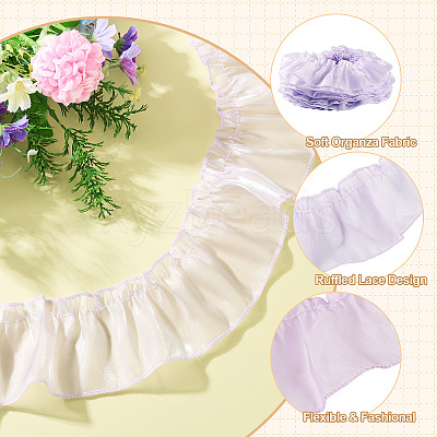 Polyester Lace Ribbon OCOR-TAC0035-25F-1