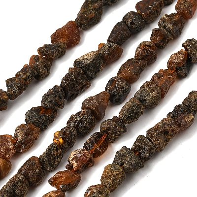 Raw Rough Natural Amber Beads Strands GG-CBAC13F-D01-03-1