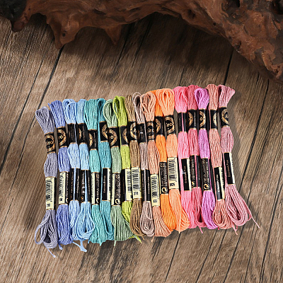 6-Ply Polyester Embroidery Floss OCOR-WH20074-01B-01-1
