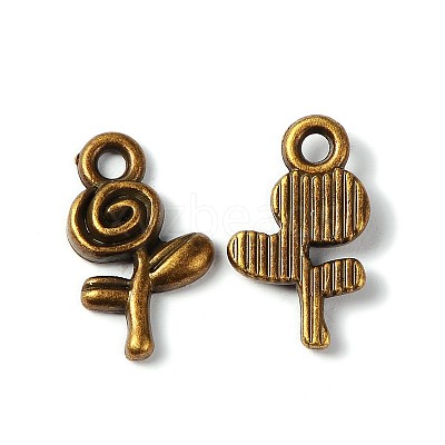 Great Valentines Day Gift Ideas Tibetan Style Alloy Charms MLF10736Y-NF-1