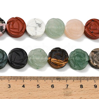 Natural Mixed Gemstone Beads Strands G-D354-D01-1