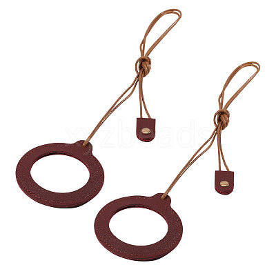 2Pcs Neck Wear Magnifying Glass AJEW-CA0005-27C-1