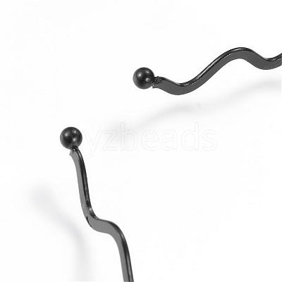Hair Accessories Iron Hair Band Findings OHAR-Q043-07-1
