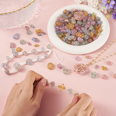 100G Transparent Acrylic Beads OACR-BT0001-05D-1