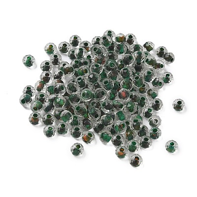 130Pcs 10G Transparent Glass Seed Beads GLAA-V001-07E-1