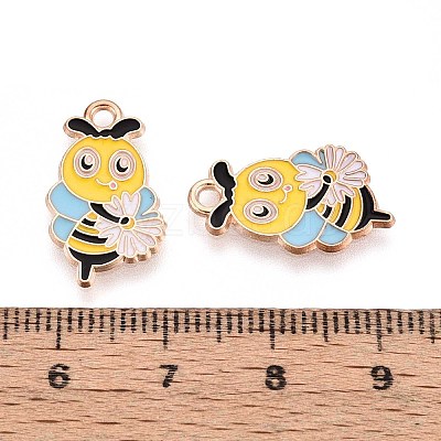 Alloy Enamel Pendants ENAM-T022-56C-1