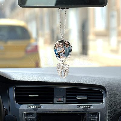 4 Sets 2 Style  Alloy Pendant Decoration Cabochon Settings AJEW-FH0002-02-1