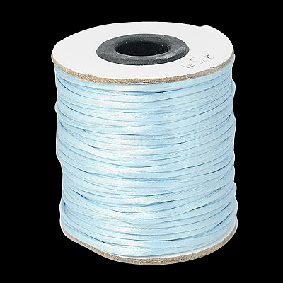Nylon Satin Rattail Cords X-NWIR-A003-25-1