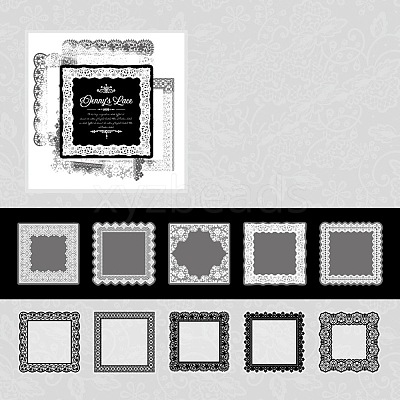 Lacer Theme Waterproof PET Decorative Stickers STIC-U003-02A-1