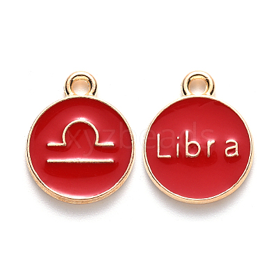 Alloy Enamel Pendants LS-ENAM-S124-01B-07K-1
