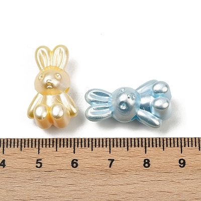 Opaque Acrylic Imitation Pearl Beads OACR-B031-49-1